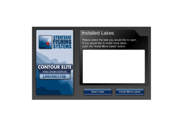 Strategic Fishing Systems Software Opening User Interface Design