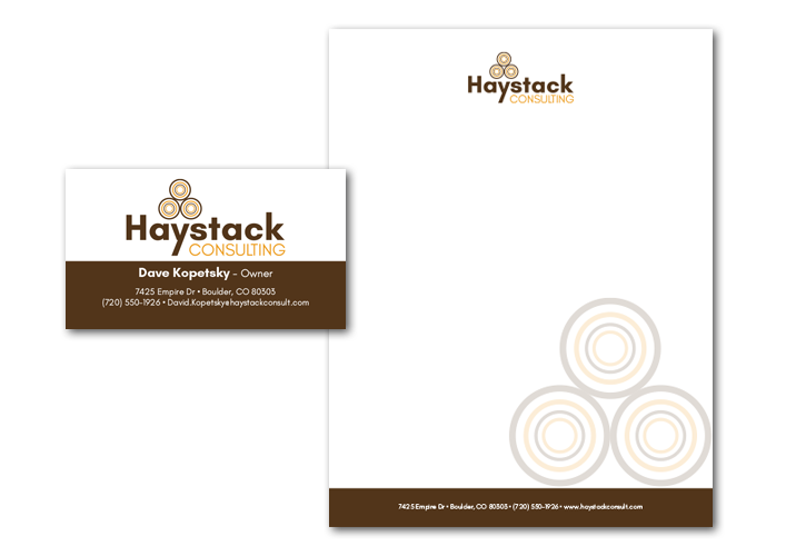 Haystack Consulting Branding Collateral Design