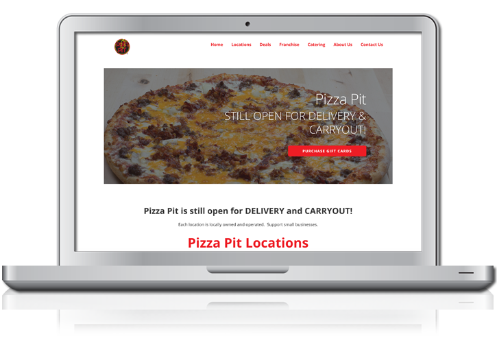 Pizza Pit Website Design