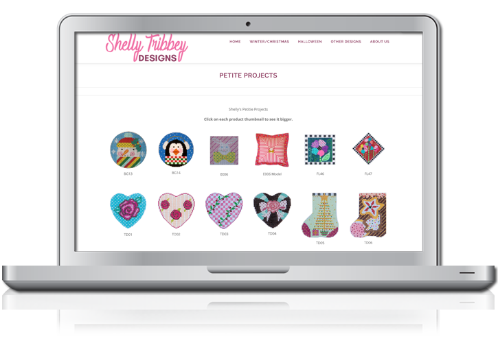 Shelly Tribbey Product Layout Website